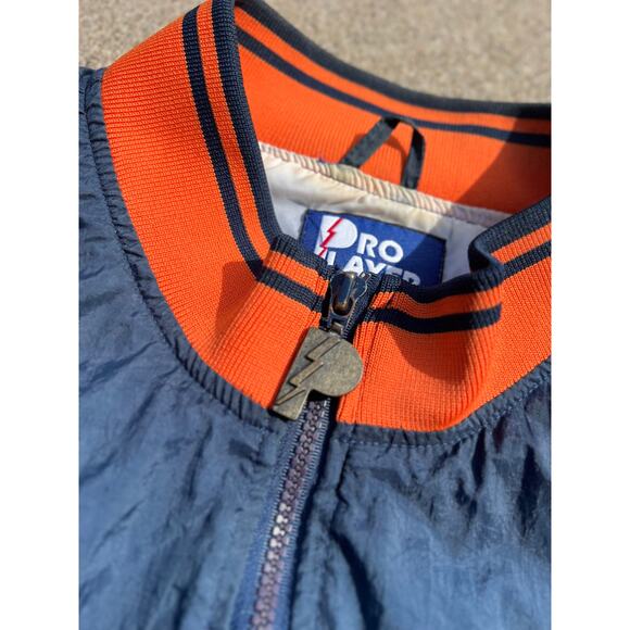 Vintage Pro Player NFL Denver Broncos Quarter Zip Windbreaker – Size Large - Picture 5 of 7